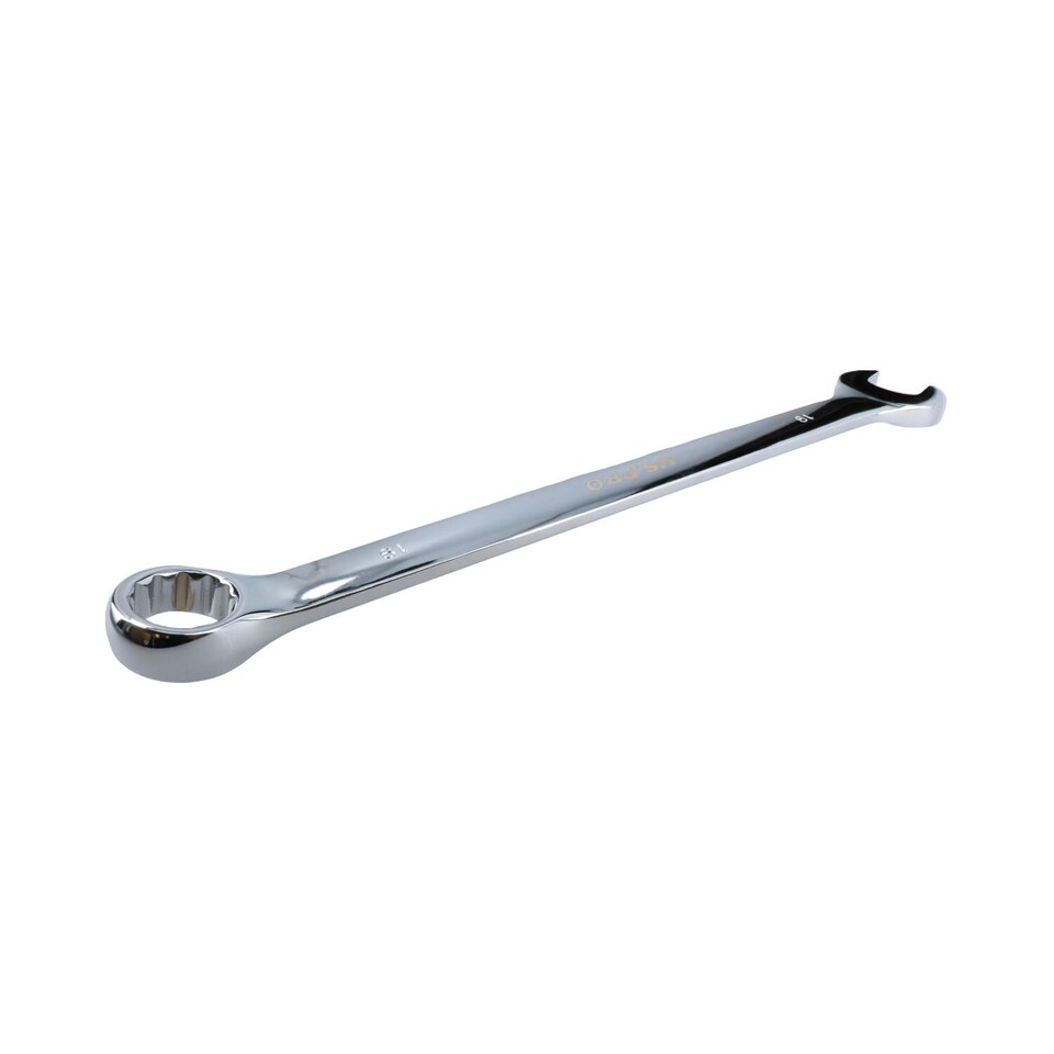 image 1 of 19mm Extra Long Metric Combination Spanner Wrench 285mm Chrome Vanadium Steel