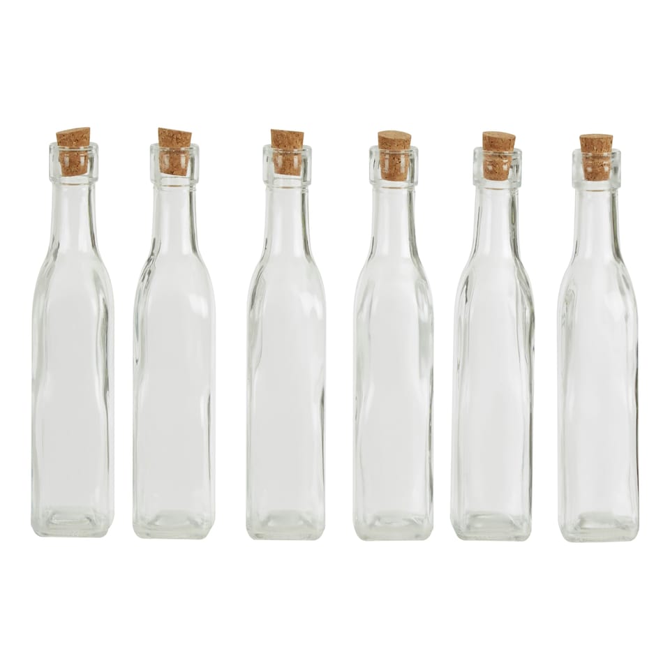 image 1 of Maison by Premier Tromso 6Pcs Small Glass Bottles