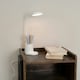 image 1 of ValueLights Marco Adjustable White Rechargeable Wireless Pen Pot Dimmable Flexi Desk Lamp