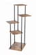 image 4 of Living and Home 5-Tier Modern Plant Stand Shelf Plant Display Rack | Brown | 5 Tiers