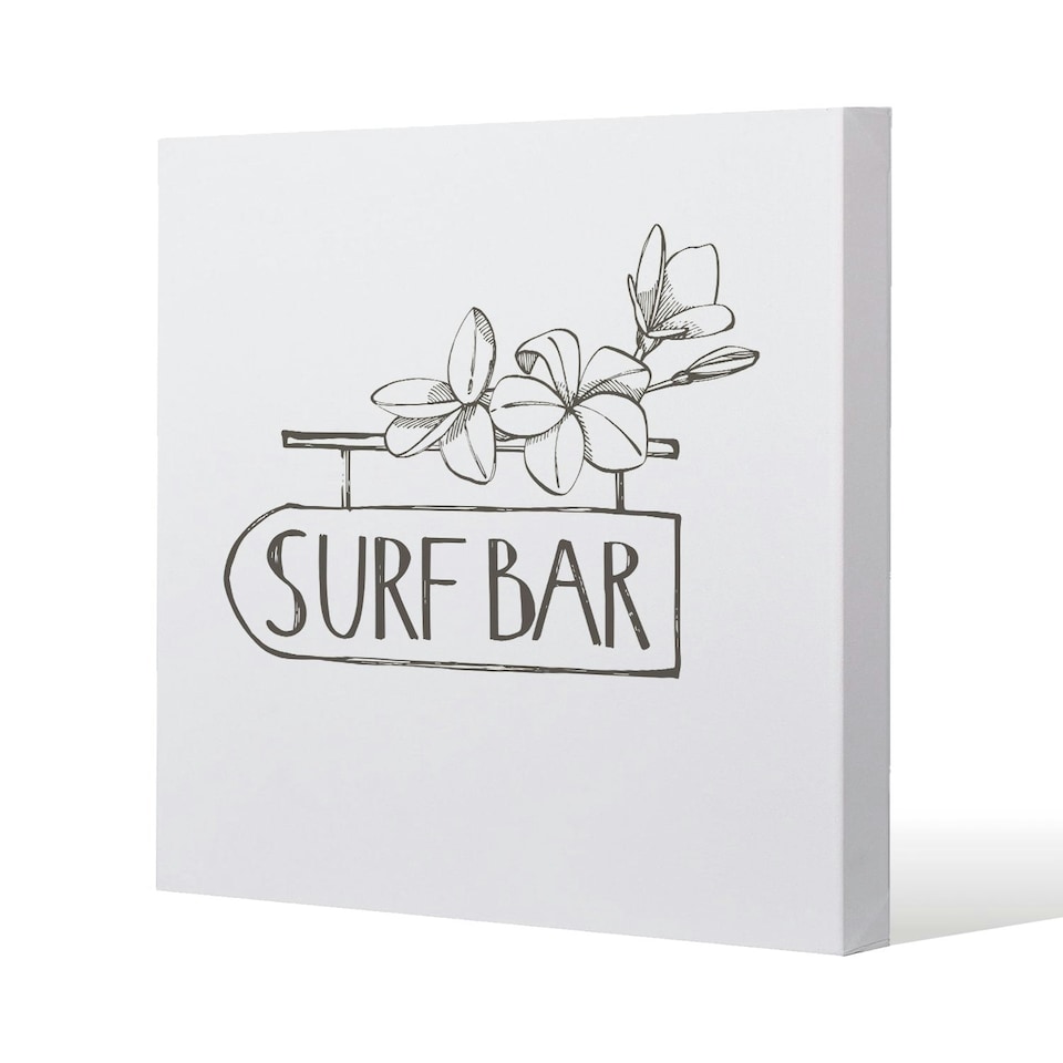 image 1 of Surf Bar (Canvas Print) 61 x 61 x 4cm