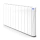 image 1 of 907mm (W) x 575mm (H) - White Touch Electric Oil Filled Radiator (Alicante) - 1100 Watts - Depth 98mm - Heats Up To 11m²