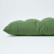 image 5 of Homescapes Garden Bench Cushion Luxury 2 Seater 100% Cotton Indoor Outdoor, 108 x 42 cm Green