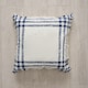 image 2 of BHS Tula Check Cushion, Navy
