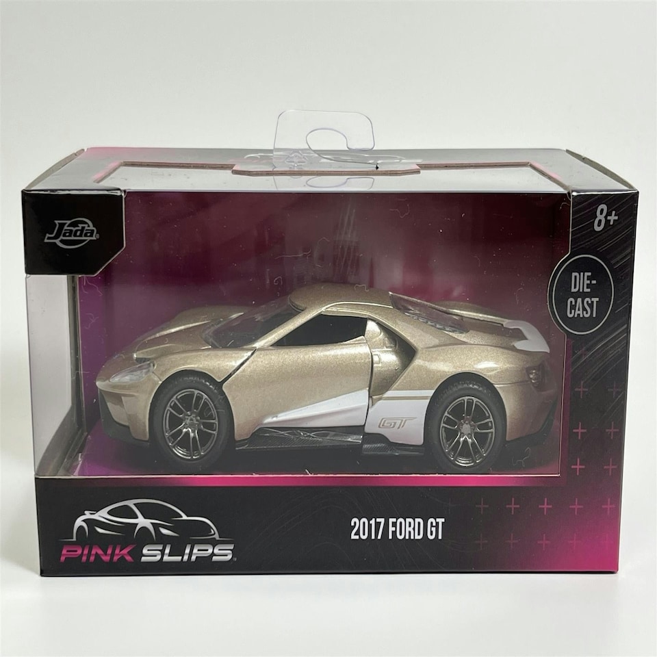 image 1 of 2017 Ford GT Gold 1:32 Scale Pink Slips Jada 253292000 24106
