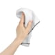 image 3 of JVL Microfibre Cleaning Cloth, White and Grey
