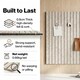 image 6 of Levede Felt Notice Board 6 Pack Wall Tiles Pin Board Self Adhesive Beige 30x30cm