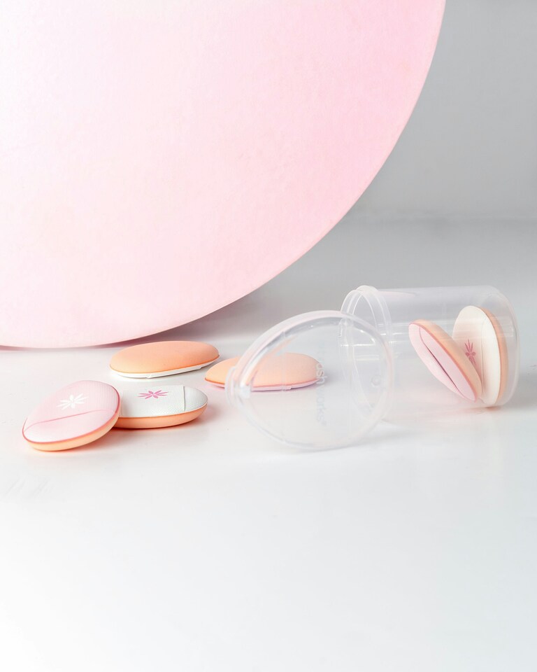 image 1 of Brushworks Mini Pillow Puffs - 6 Pack