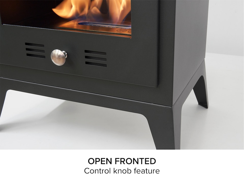 image 1 of Sureflame Carino Bio Ethanol Stove in Black