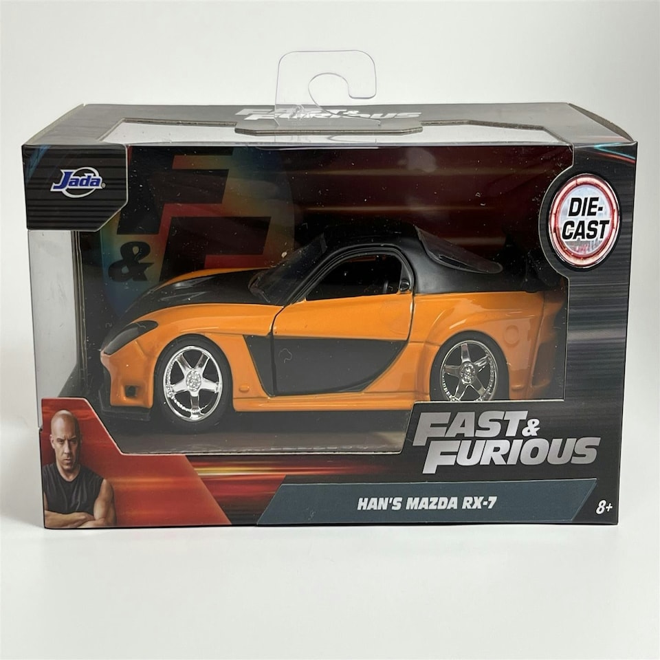 image 1 of Fast and Furious Hans Mazda RX7 13 cm Jada 30736