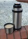 image 2 of 1.5L Stainless Steel Vacuum Flask Hot/Cold Shoulder Strap Cup Mug Drinks Travel
