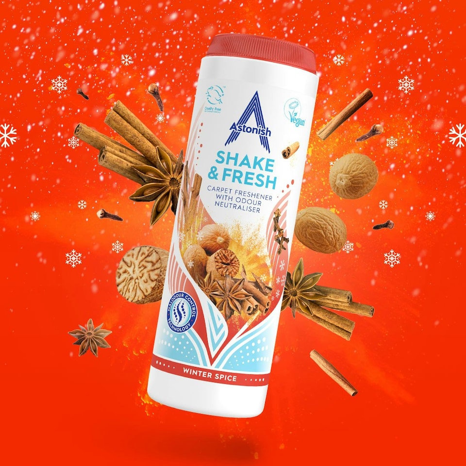 image 1 of Shake & Fresh Carpet Freshener Winter Spice
