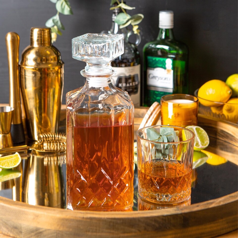 image 1 of LAV Odin Whiskey Glasses - 330ml - Clear - Pack of 6 | Clear | Transparent