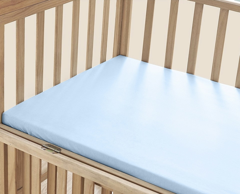 image 1 of 2pack Jersey Fitted Sheets | Blue | Cot