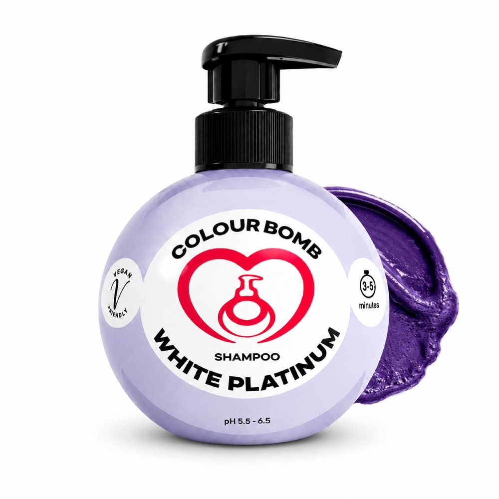 Colour Bomb White Platinum Purple Shampoo 250ml (FOR BLONDE HAIR)
