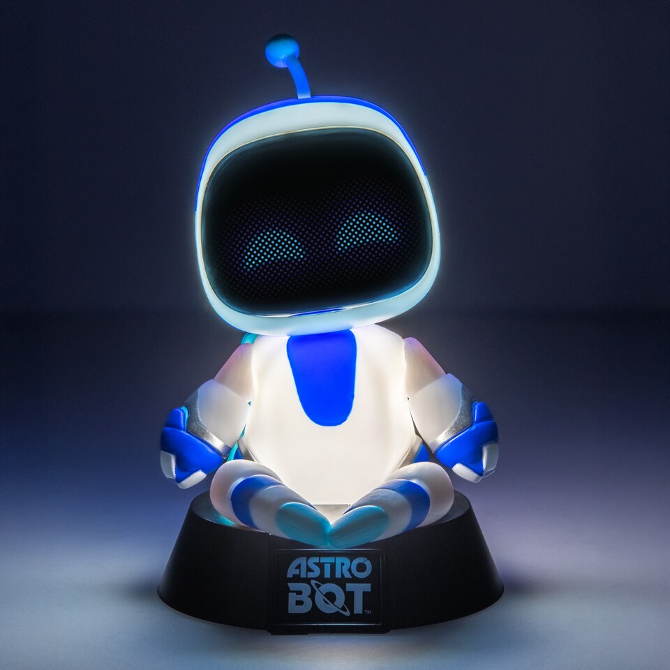 image 1 of Astrobot Icon Light, 12cm Character LED Lamp for Desk Bedroom or Gaming Setup Battery Powered Display Light, Paladone