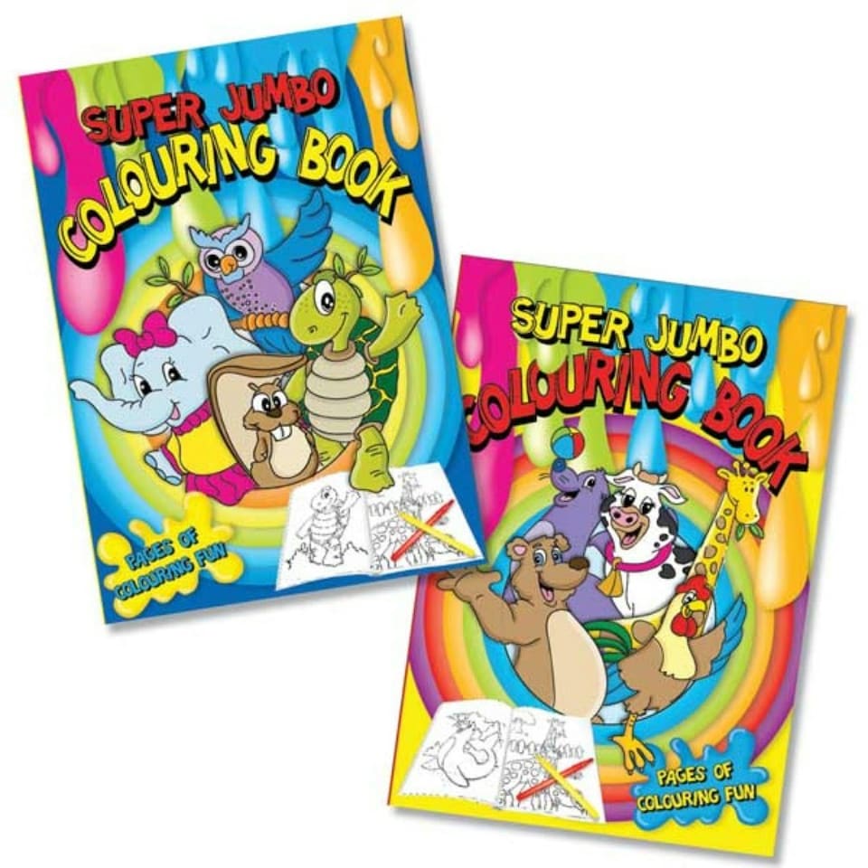 image 1 of Super Jumbo Colouring Book