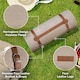 image 2 of VonShef Picnic Blanket XL Beige Herringbone for Outdoors