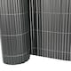 image 8 of 1m x 5m Grey PVC Outdoor Garden Fencing Privacy Screen Roll | Grey | 1