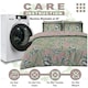 image 6 of Imogen Floral Printed Duvet Cover Set Reversible Polycotton Beddings Pink | Single