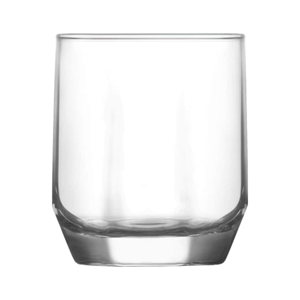 image 1 of LAV Diamond Water Glasses - 215ml - Clear - Pack of 6 | Clear | Clear