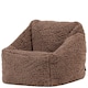 image 3 of Icon Kids Natalia Teddy Berber Fleece Armchair Bean Bag, Mocha Brown