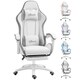 image 1 of Vinsetto Racing Style Gaming Chair with Reclining Function Footrest, Blue