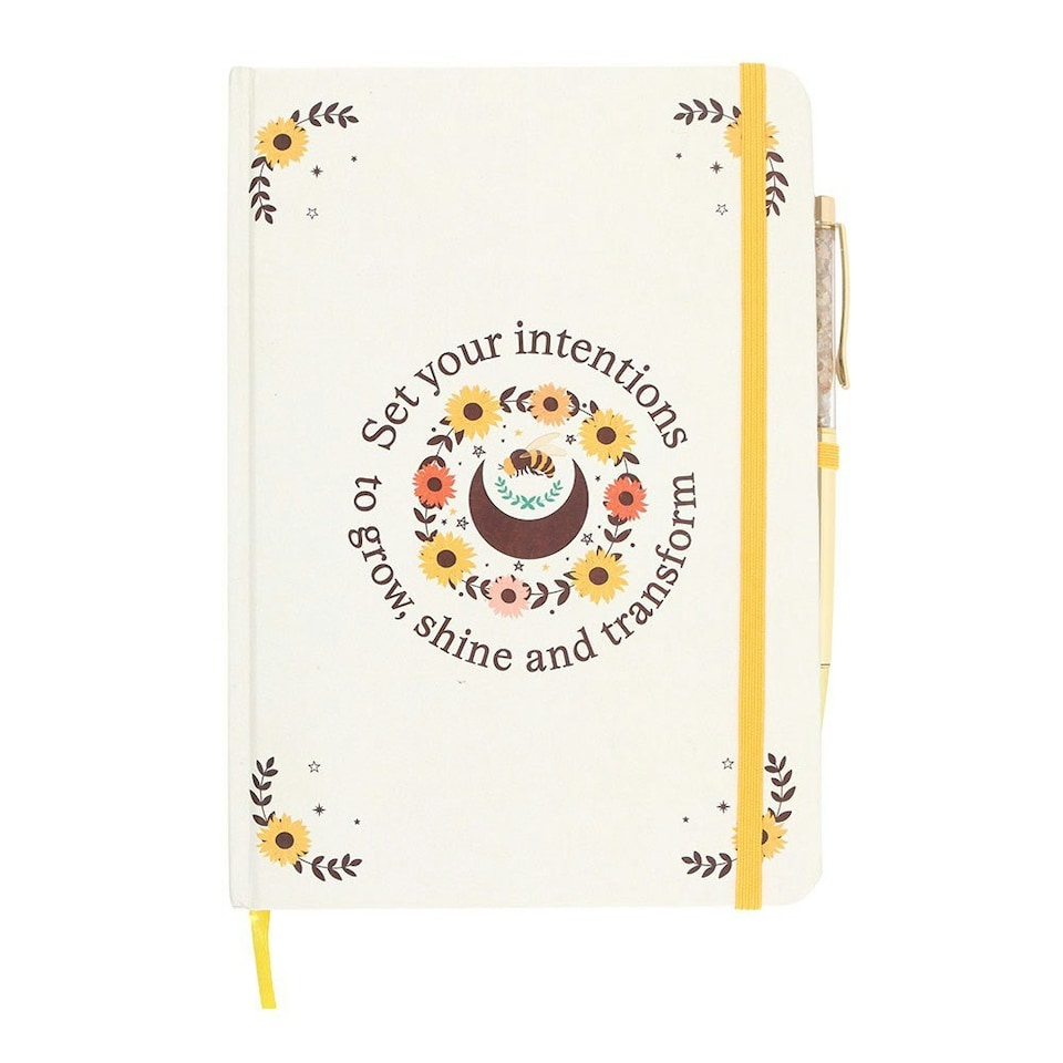 image 1 of Summer Solstice Intention Journal with Citrine Pen