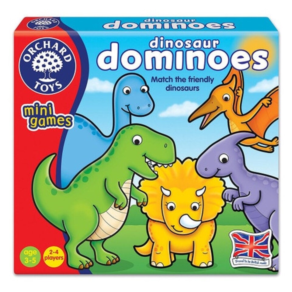 image 1 of Orchard Toys Dinosaur Dominoes Game