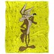 image 1 of Looney Tunes Character Collage Wile E Coyote Blanket - Multicoloured - One Size