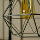 image 2 of ValueLights Pair Of Retro Style Grey Metal Basket Cage Ceiling Pendant Light Shades