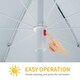 image 3 of Outsunny  2.2M Outdoor Parasol Fishing Umbrella Beach Sun Shelter w/ Carry Bag