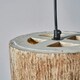 image 2 of ValueLights Natural Rustic Wooden Tree Log Cylinder Ceiling Light Shade