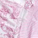 image 4 of Homescapes Pink French Toile Patterned Duvet Cover Set - Double Pink | Double