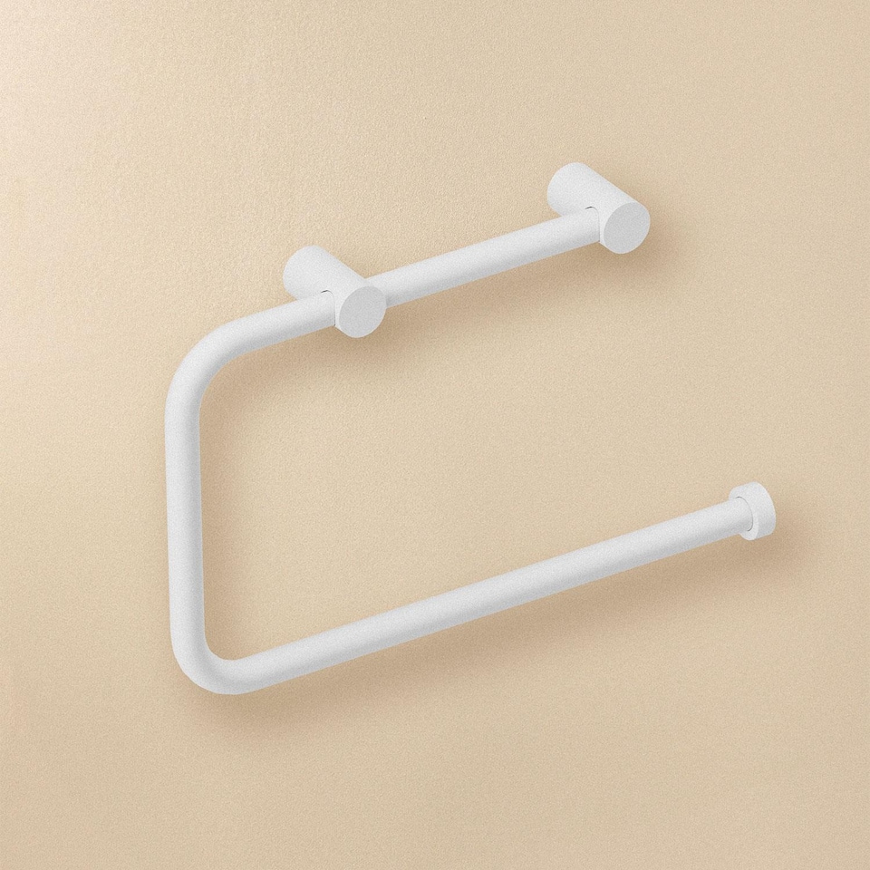 image 1 of COSMIC Towel ring, Matt white, LOGIC Collection