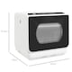 image 7 of HOMCOM Worktop Dishwasher w/ 4 Place Settings 6 Programs, Silver Tone