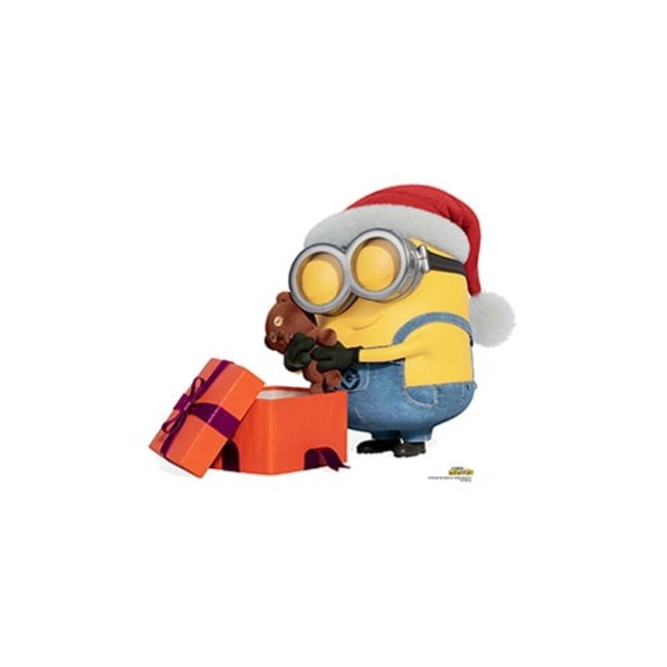 Minion Bob Despicable Me 3 Christmas Lifesize Cardboard Cutout 71cm