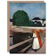 image 1 of Edvard Munch Art Card Young Girls on the Bridge