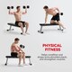 image 6 of HOMCOM 20KG Single Rubber Hex Dumbbell Portable Hand Weights Dumbbell Home Gym