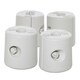 image 6 of Outsunny Tent Weight Base 4pcs Gazebo Foot Leg Anchor Weights Marquee White
