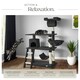 image 5 of Cat Tree Marcel - 141 cm, sisal cat scratching post - Black
