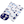 White/Navy Blue