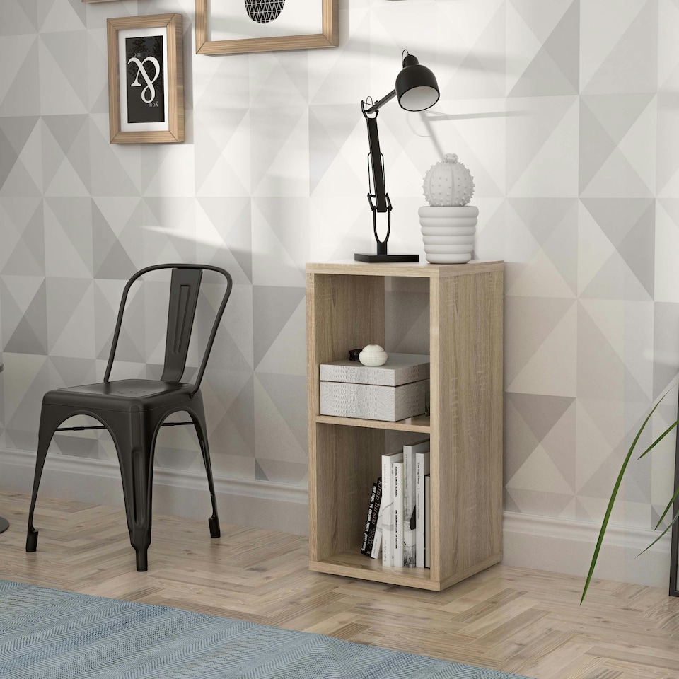 image 1 of Mauro 1 Shelf Storage Unit in Sonoma Oak