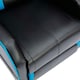 image 7 of Ranger X Faux Leather Recliner Armchair Sofa Cinema Gaming Chair (Blue)