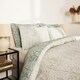 image 2 of OHS Willow Print Reversible Duvet Cover and Pillowcase Set, Super King - Sage Green