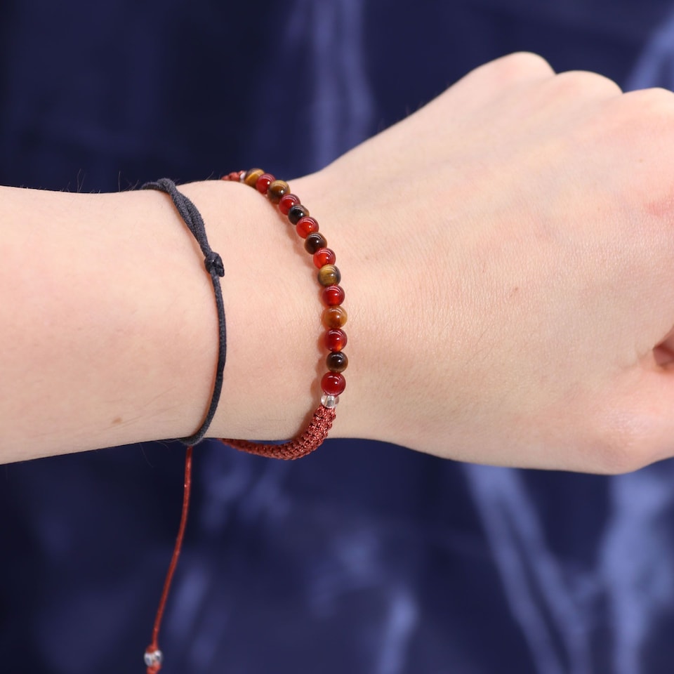 image 1 of Serenityy Leo Zodiac Crystal Candle with Gemstone Bracelet