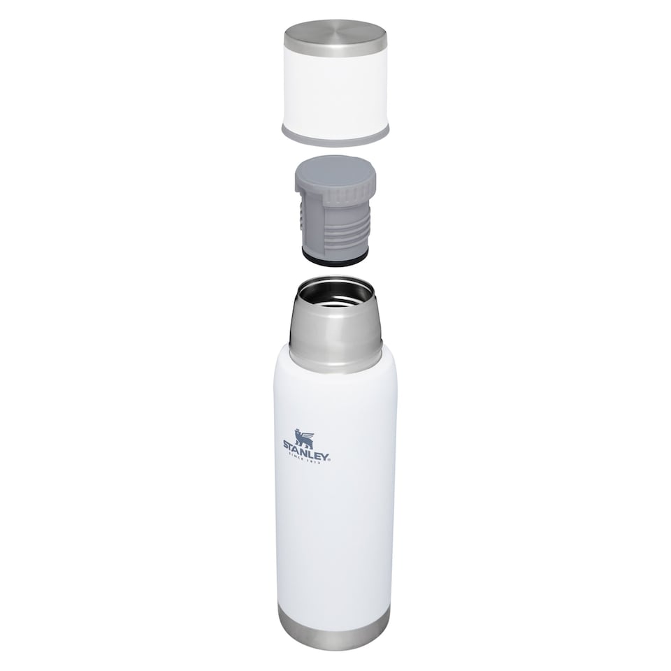 image 1 of Adventure To-Go Insulated Thermal Bottle 1.0L | White | White | 1