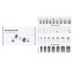image 1 of Nail Sticker (patterned) - # Tiger Punch Nail - 32pcs Multi