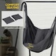 image 4 of Outsunny Hammock Chair w/ Stand, Hanging Chair w/ Cushion, Armrest Grey