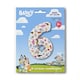 image 2 of Bluey Number 6 Giant Foil Helium Balloon 66cm / 26 in
